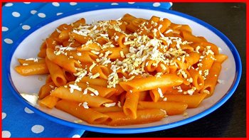 Pasta con Salsa de Pimientos (Recetas de Pasta)