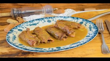 ROLLITOS DE TERNERA A LA CERVEZA