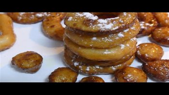 CON 2 INGREDIENTES UNA RECETA QUE TE SORPRENDERÁ. Muy fácil. Mini donas.
