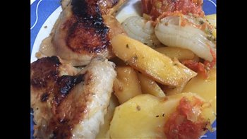 Rustidera de pollo sin horno.