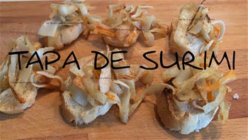 TAPA DE SURIMI / PALITOS DE CANGREJO /