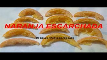 NARANJAS ESCARCHADAS, FACIL, CON DOS INGREDIENTES