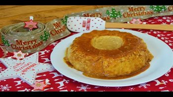 Flan de turrón de jijona / Turron de jijona custard / CROCKPOT