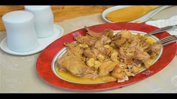 CONEJO AL AJILLO EN SALSA / RABBIT IN GARLIC SAUCE / CROCKPOT