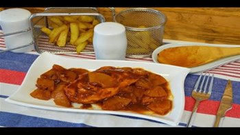 POLLO CON PIÑA Y SALSA BARBACOA / CHICKEN WITH PINEAPPLE AND BARBECUE SAUCE / CROCKPOT