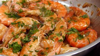 Langostinos al Ajillo ? Receta de Marisco en solo 2 Minutos ?