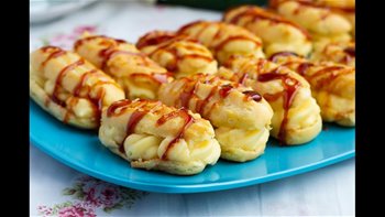 Palos catalanes o eclairs sin lactosa