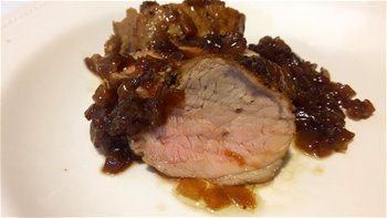Cocinar solomillo de cerdo al Pedro Ximénez, al estilo de Mariaje