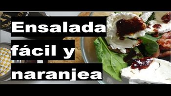 Aliño para ensaladas súper fácil. Aliño de mora y naranjea.