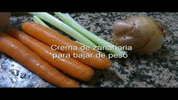 Crema de verduras para bajar de peso