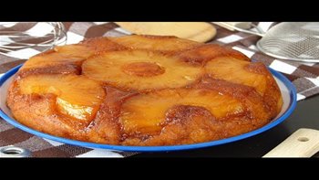 Tarta de Piña sin Horno ? en 20 minutos ?? un Postre Fácil y Rápido ?