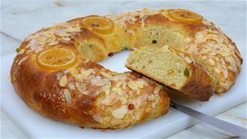 COMO HACER un ROSCÓN de Reyes sin MASA MADRE, tan rico que no necesita NATA - roscon javier romero