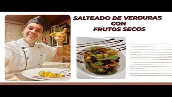 Salteado De verduras con frutos Secos